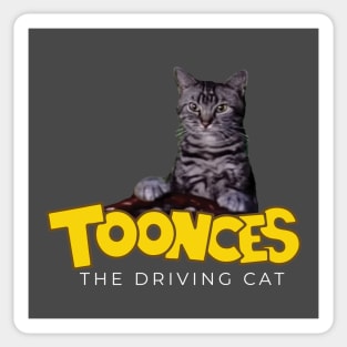 Toonces the Driving Cat Sticker